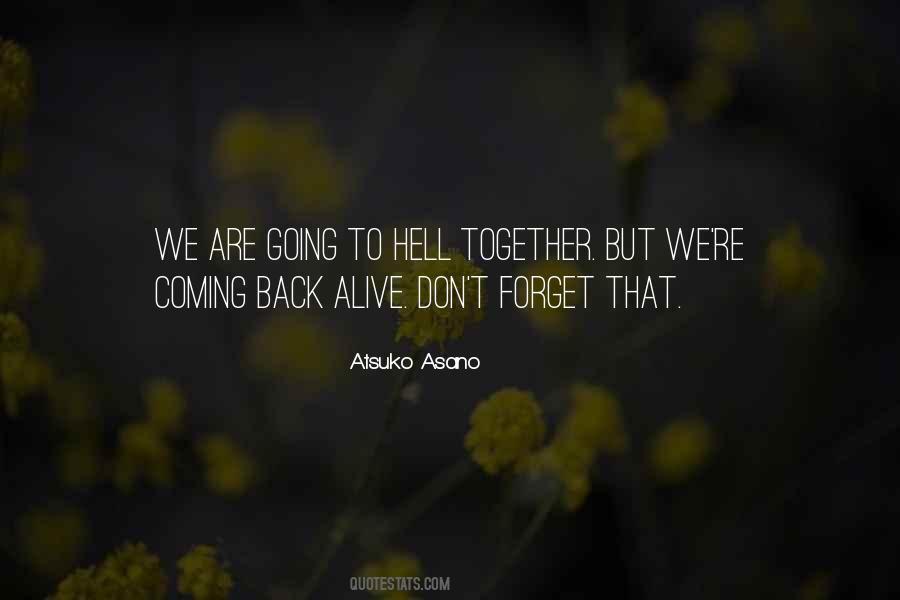 Quotes About Coming Back #1362747