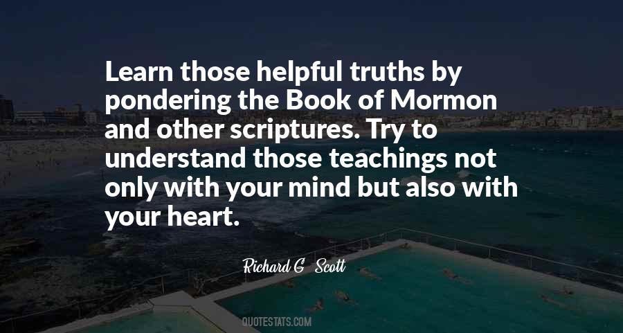 Quotes About Scriptures #1205414