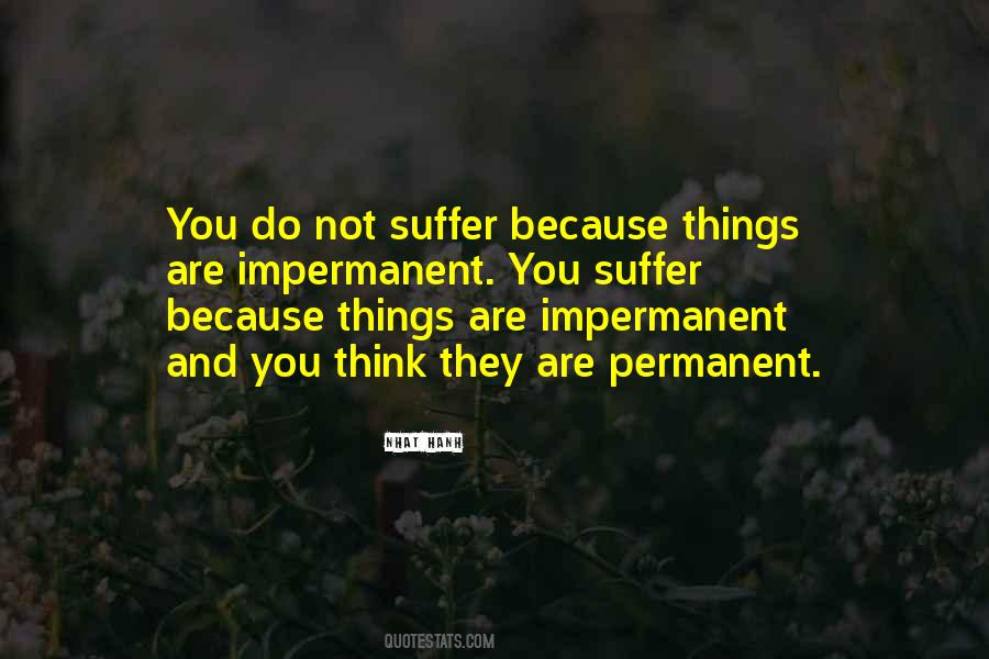 Quotes About Permanent Things #1052619