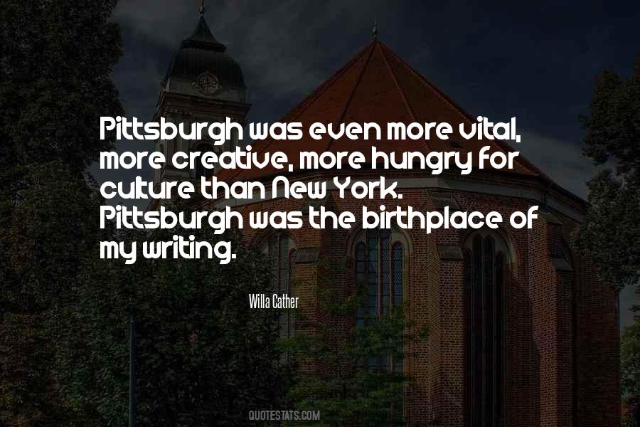 Quotes About Pittsburgh #485285