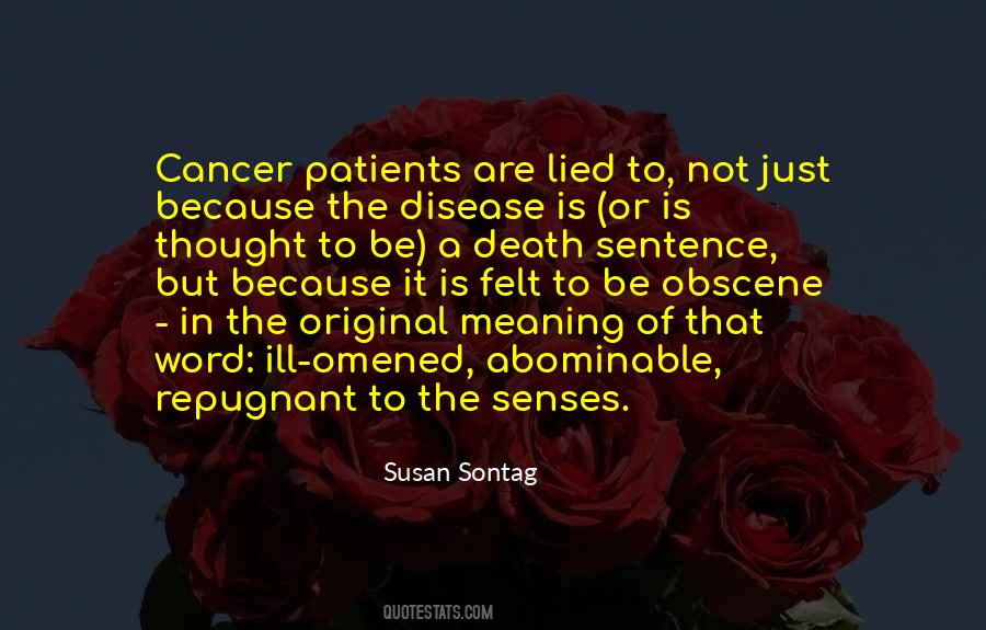 Quotes About Cancer Patients #712243