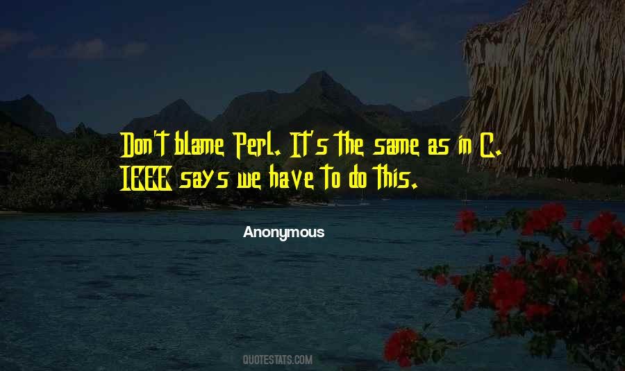 Quotes About Perl #1427456