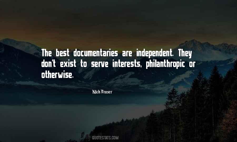 Quotes About Documentaries #1146453