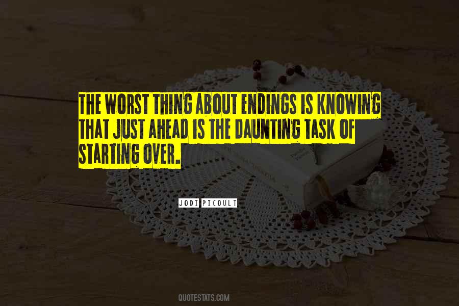 Quotes About Starting Over #1207505