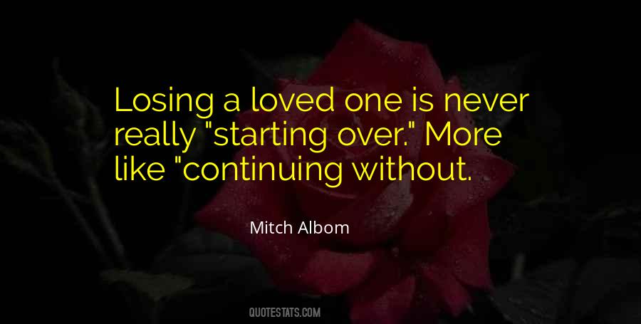 Quotes About Starting Over #1787739