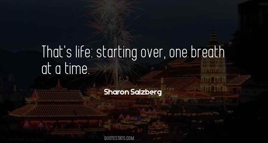 Quotes About Starting Over #1854340