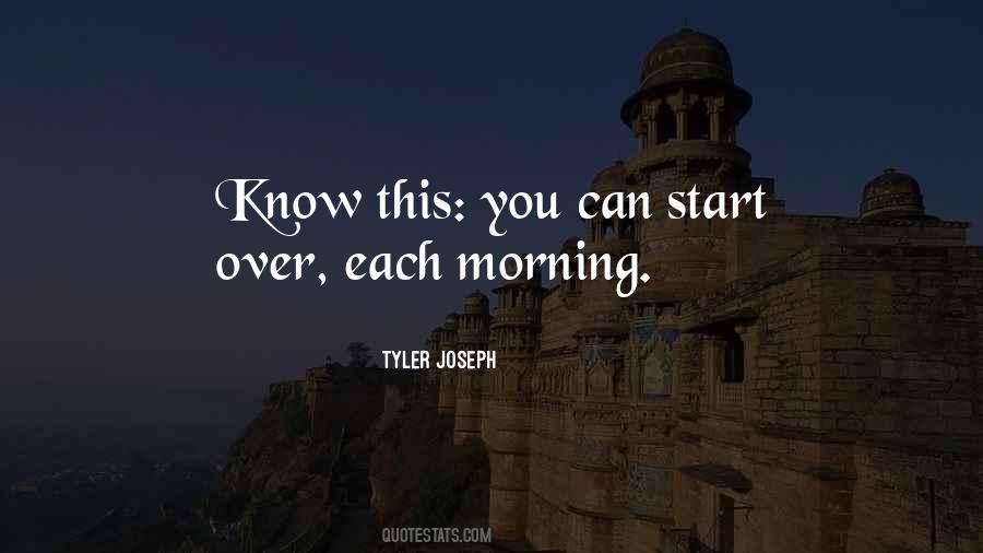 Quotes About Starting Over #207668