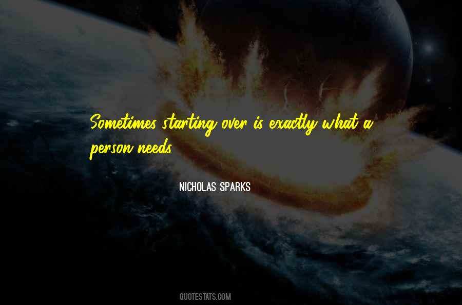 Quotes About Starting Over #317747