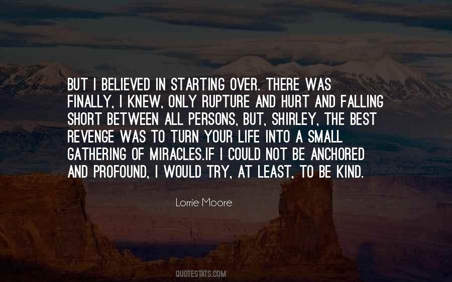 Quotes About Starting Over #901080
