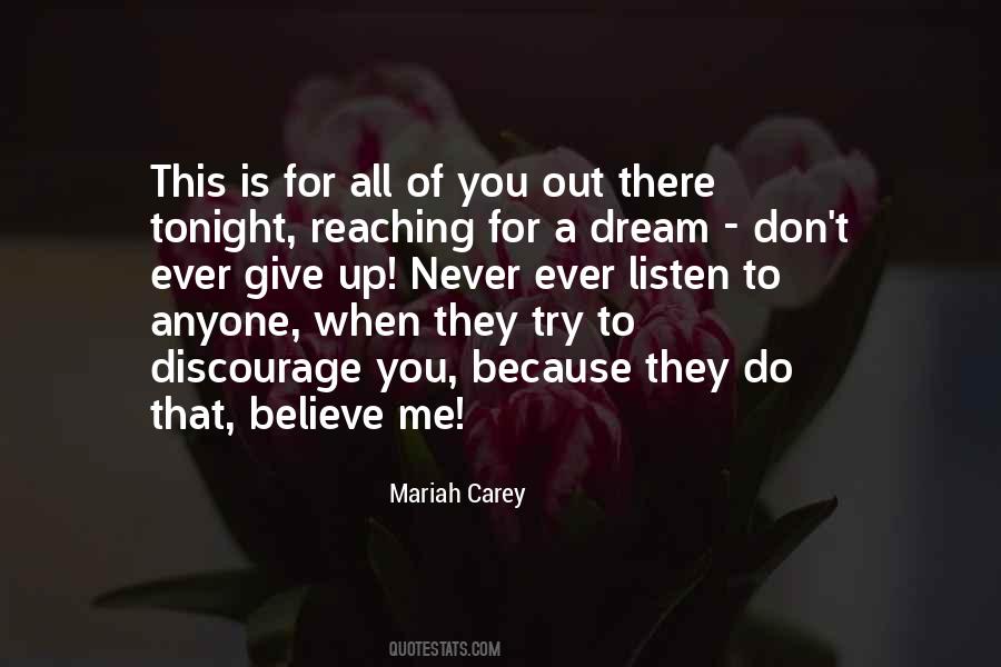 Quotes About Give Up Never #1734821