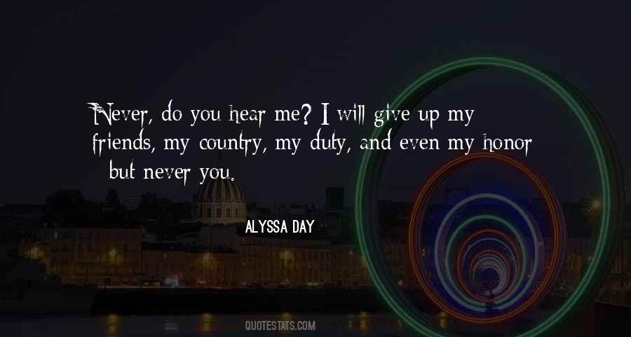 Quotes About Give Up Never #71203