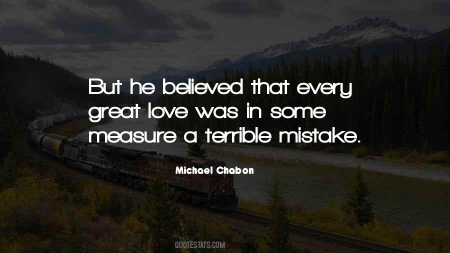 Quotes About A Mistake In Love #1131053