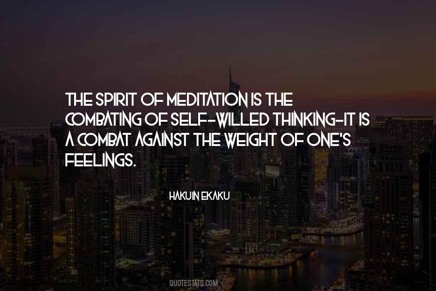 Quotes About Self Meditation #211529