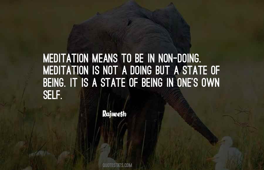Quotes About Self Meditation #452735
