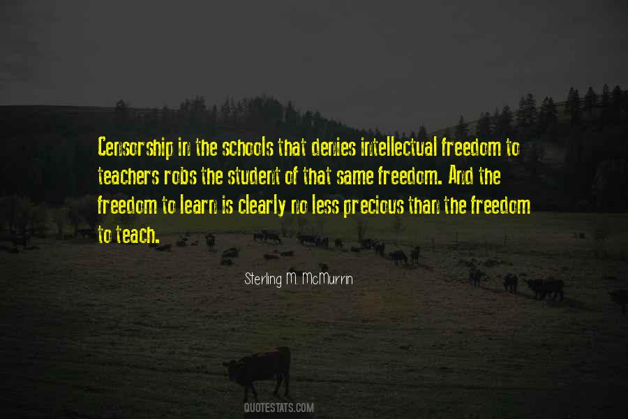 Quotes About Intellectual Freedom #158924