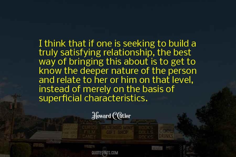Relationship Is About Quotes #154881