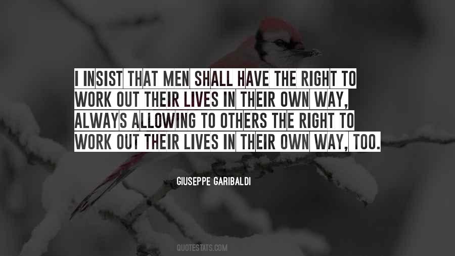 Quotes About Garibaldi #323443