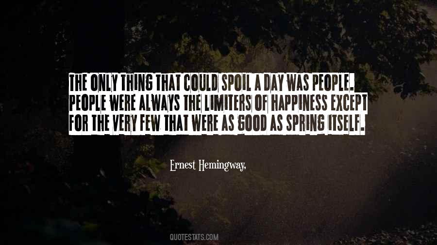 E Hemingway Quotes #1687