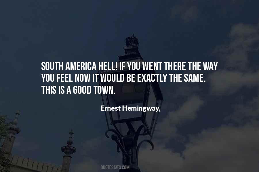 E Hemingway Quotes #45011