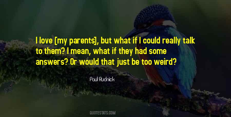 Quotes About Mean Parents #347007