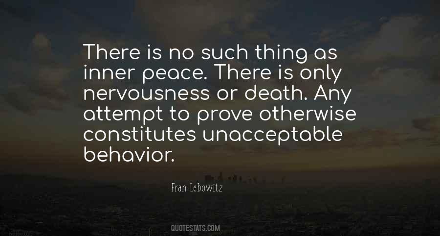 Quotes About Unacceptable Behavior #307066