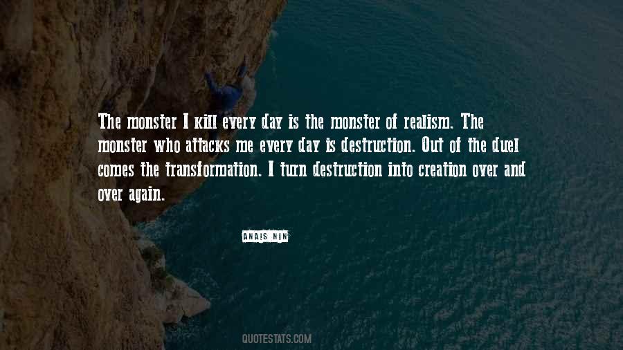 Quotes About Destruction And Creation #104919