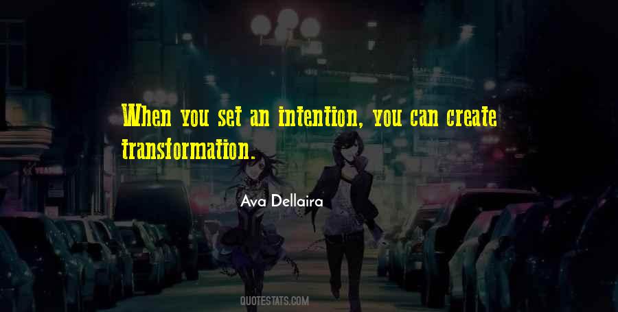 Set The Intention Quotes #482186