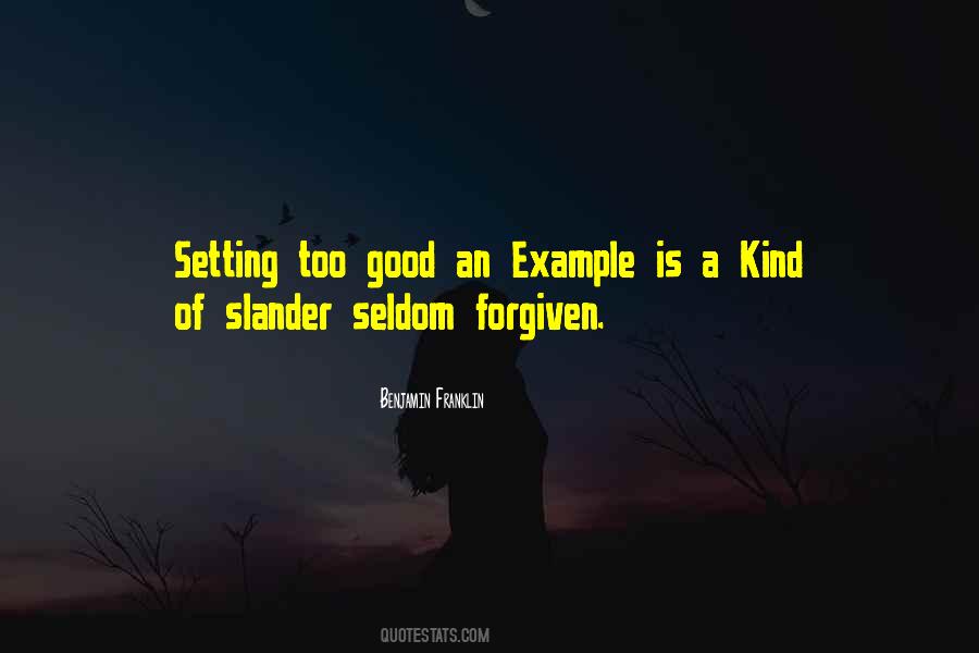 Quotes About Setting A Good Example #1165469