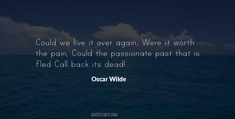 Past Is Over Quotes #243716