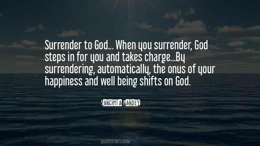 Quotes About Surrendering To God #551322