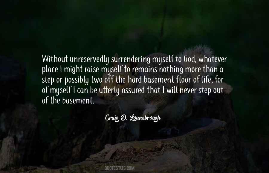 Quotes About Surrendering To God #603018