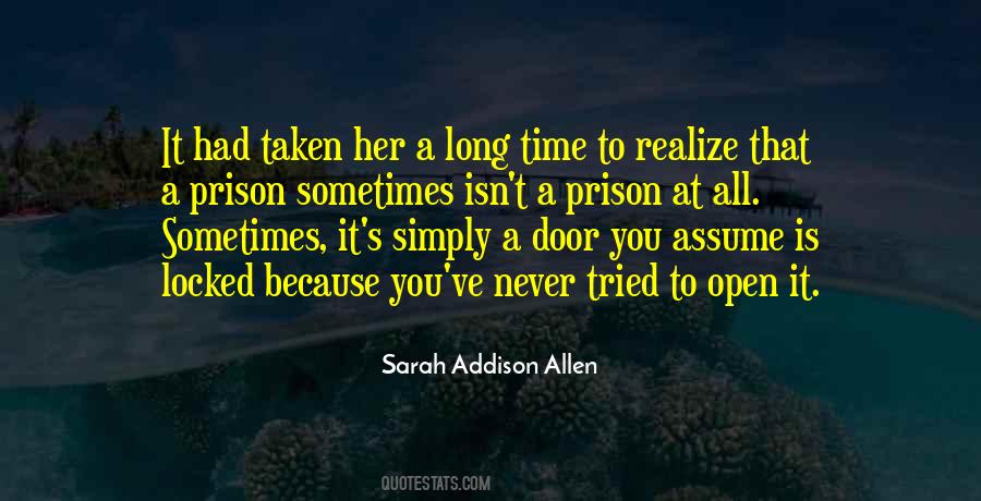Prison Time Quotes #110689