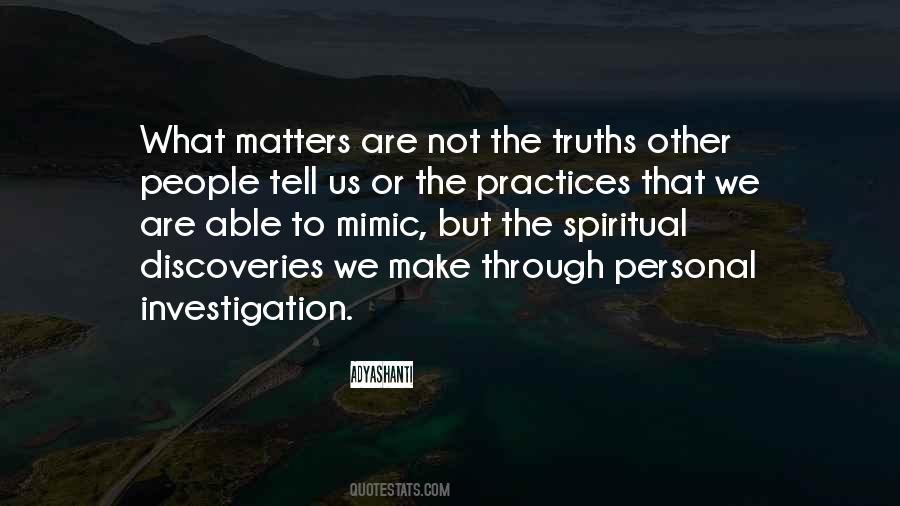 Spiritual Matters Quotes #1528306