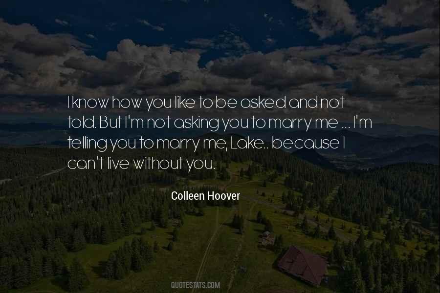 Quotes About Can't Live Without You #1750233