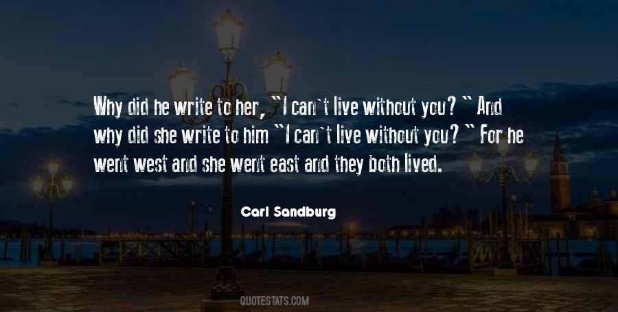 Quotes About Can't Live Without You #459783