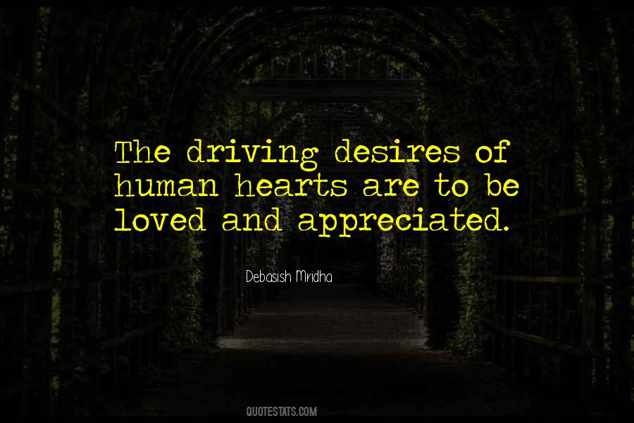 Driving Desires Quotes #597441