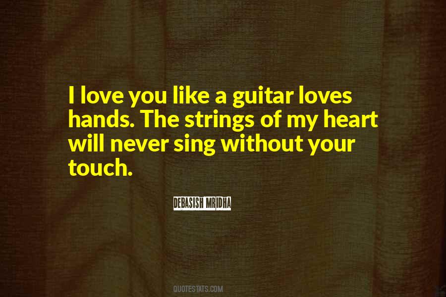 Quotes About Love Guitar #189346