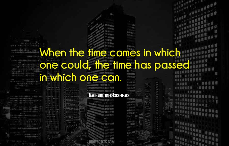 Quotes About Passed Time #302500