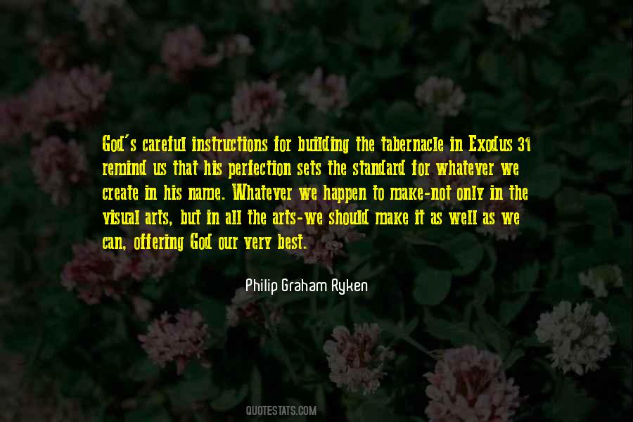 God Instructions Quotes #1060802
