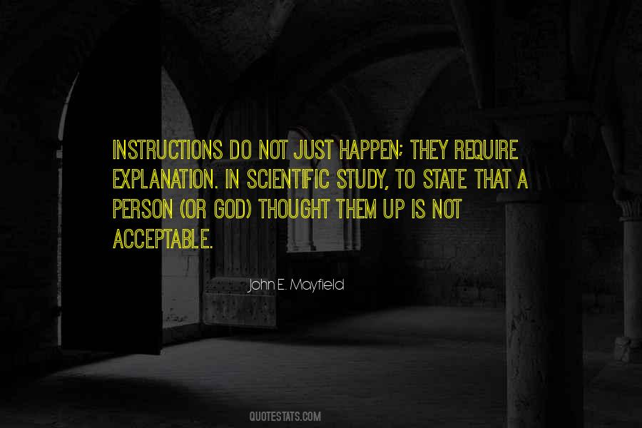 God Instructions Quotes #1638346