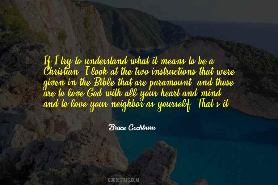 God Instructions Quotes #1688964