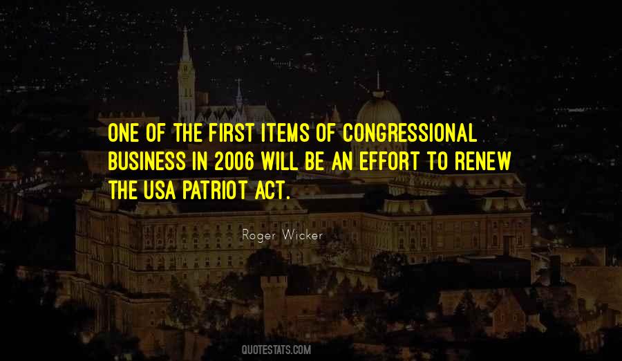 Quotes About The Usa Patriot Act #1512368