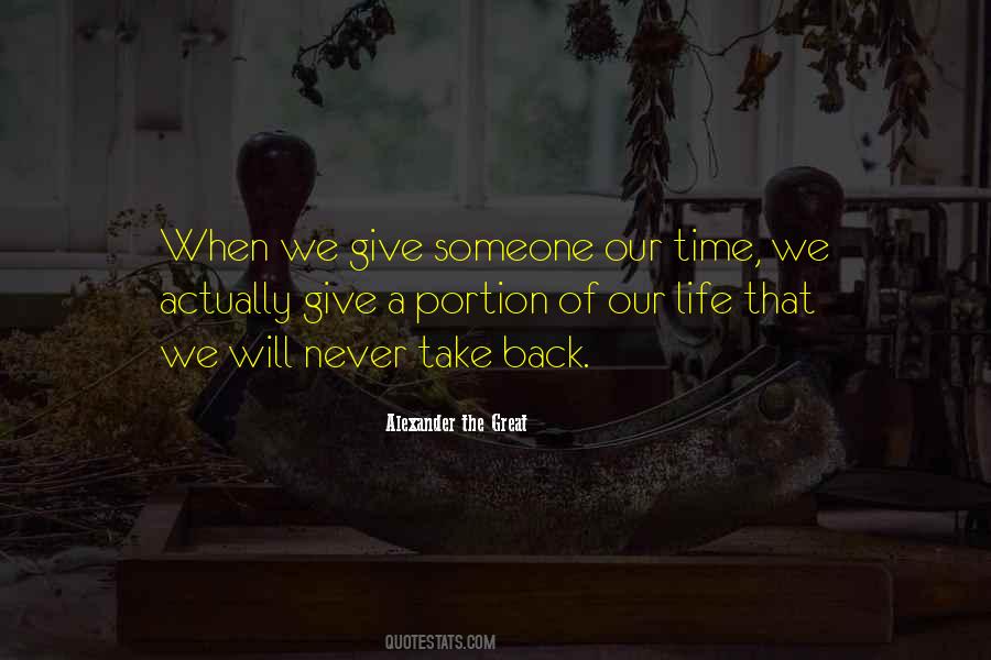 Quotes About Time Never Comes Back #120797