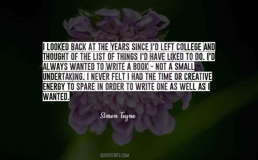 Quotes About Time Never Comes Back #236630