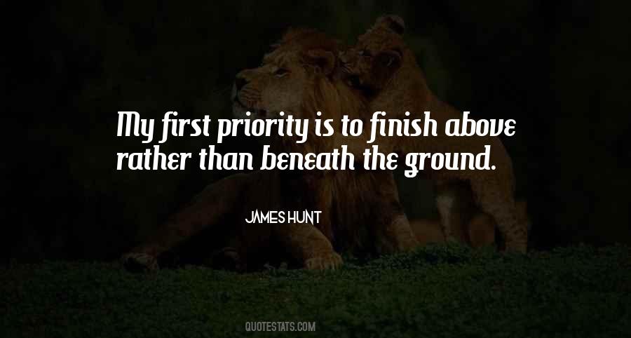 Quotes About First Priority #1100628