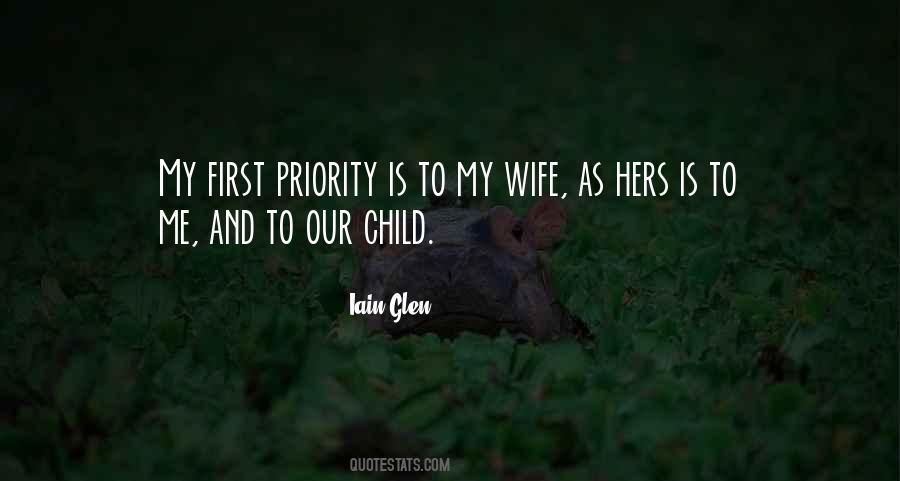 Quotes About First Priority #1666604