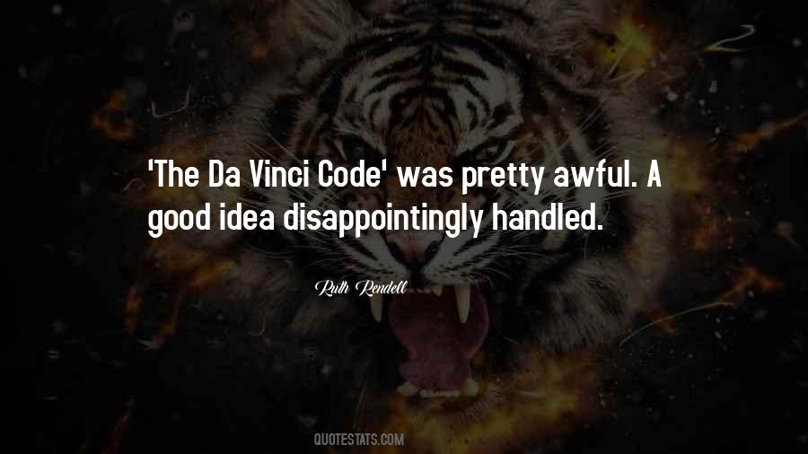 Quotes About Da Vinci Code #1823669