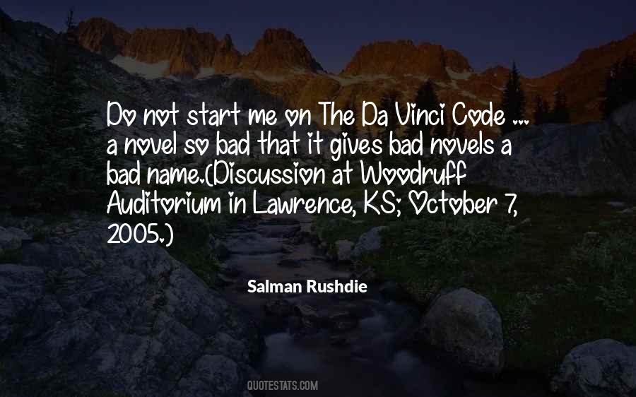 Quotes About Da Vinci Code #884461