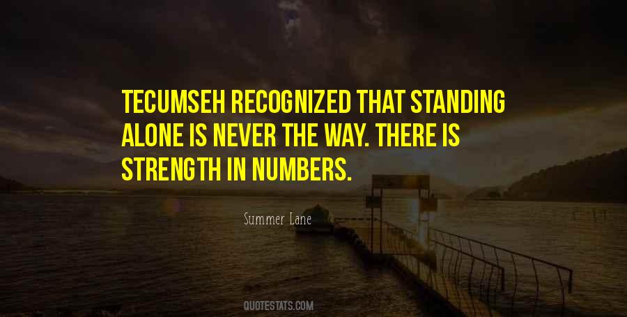 Quotes About Strength In Numbers #1649326