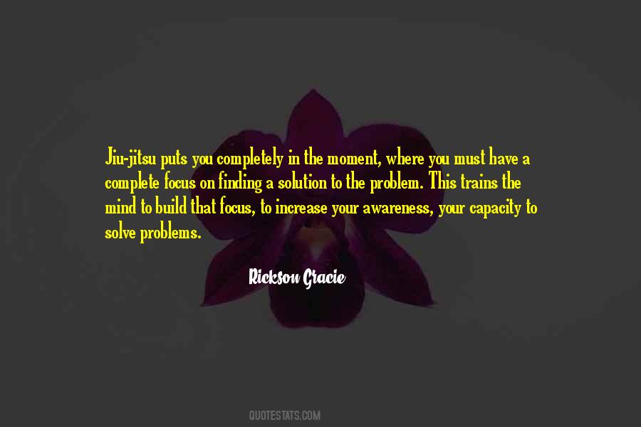 Focus On The Solution Quotes #1750595